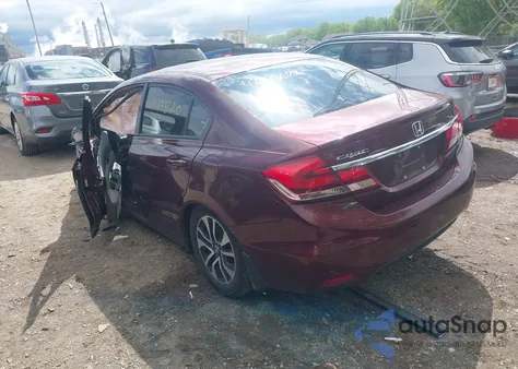 2013 Honda Civic Ex из США, поврежденный, VIN 19XFB2F82DE012029